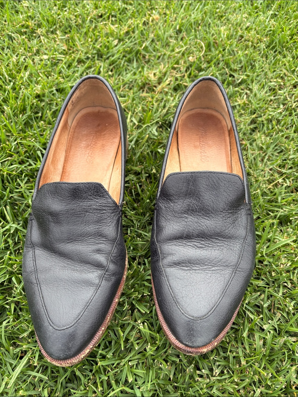Madewell Black Leather Women's Slip-On Loafers